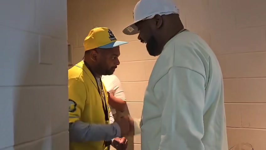 Hell Razah and Ghostface Killah backstage