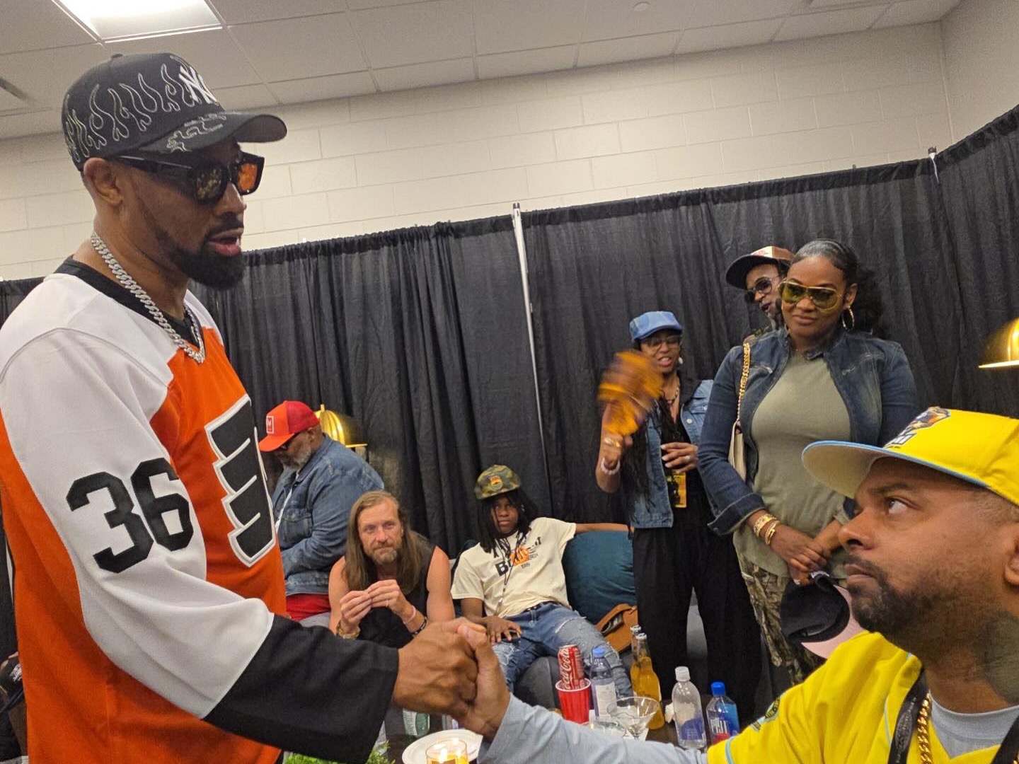 Hell Razah with RZA in the green room